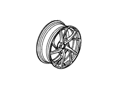 Acura 44700-T6N-A11 Disk, Aluminum Wheel (19X8 1/2J) (Superalloy)