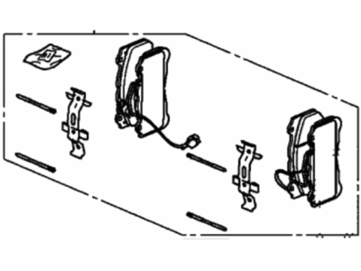 Acura 45022-T6N-A02 Front Pad Set