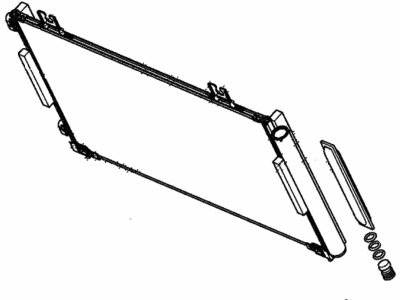 Acura 80110-T6N-A01 Condenser Assembly