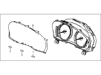 Acura 78100-TZ3-A15 Meter Assembly Combination