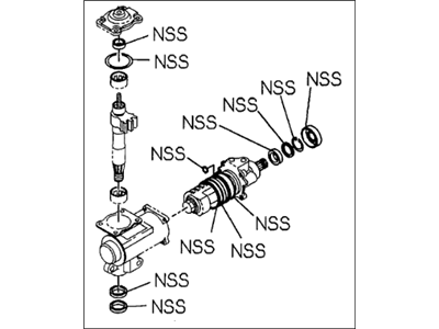 Honda 8-97029-945-1 Repair Kit, Steering Unit