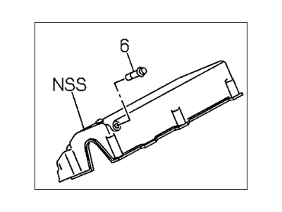 Acura 8-97117-346-1 Cover, Passenger Side Cylinder Head