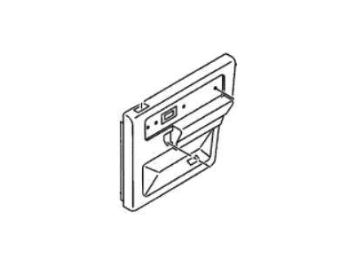 Acura 8-97152-003-0 Pad, Right Rear Door Trim (Dark Gray)