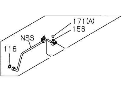 Acura 8-97085-848-1 Pipe, Evaporator