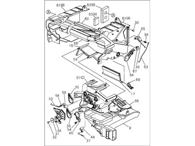 Acura 8-97176-456-0 Heater Unit