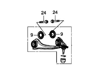 Acura 51510-TGV-A53 Arm, Right Front (Upper)