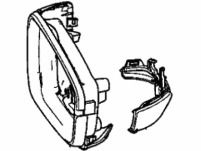 Acura 76253-TGV-A21ZB Housing Set (Extreme Crimson Pearl)