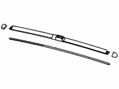 Acura 76620-TGV-A01 Blade, Windshield Wiper (650Mm)