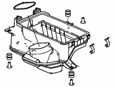 Acura 17201-6S8-A00 Case Set, Air Cleaner