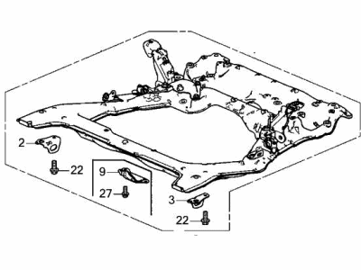 Acura 50200-TGY-A03 SUB-FRAME (4WD) (L4)