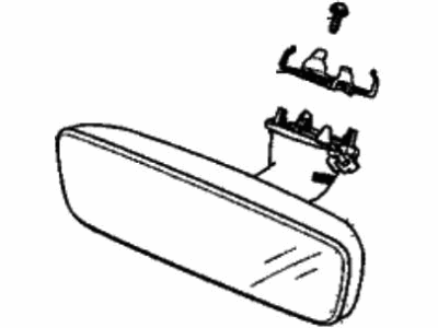 Acura 76400-TGV-A02 MIRROR, REARVIEW