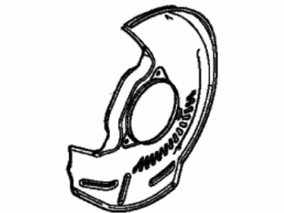 Acura 45256-TGV-A00 Splash Guard, Left Front