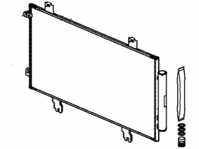 Acura 80100-TGV-A01 Condenser Assembly