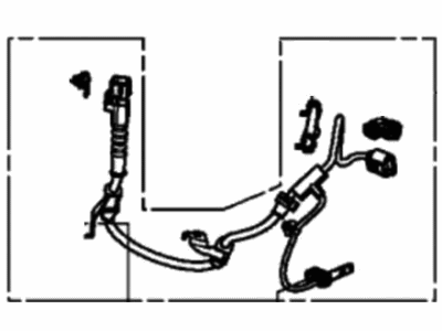 Acura 47510-TGV-A02 Harness, Passenger Side Epb