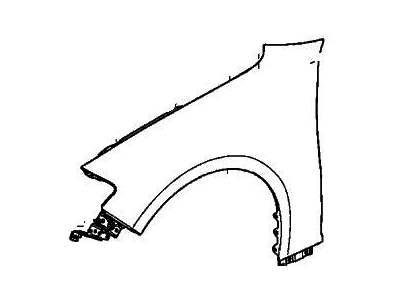Acura 60210-TGV-A00ZZ Fender Assembly, Right Front