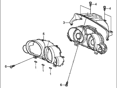 Acura 78100-TK4-A81 Meter Assembly, Combination