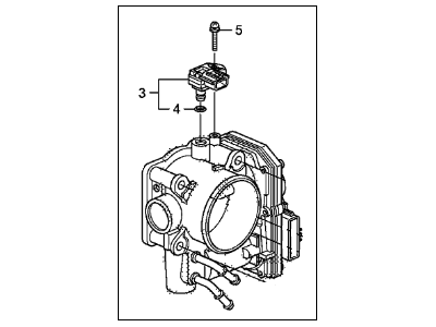 Acura 16400-RK2-A01 Electronic Control Throttle