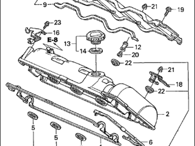 Acura 12030-PR7-010 Gasket Set, Head Cover