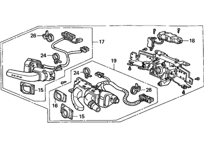 Acura 35250-SL0-A11ZA Switch Assembly, Combination & Column Unit (Black)