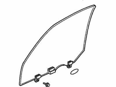 Acura 73300-SP0-A02 Glass Assembly, Right Front Door (Bronze)
