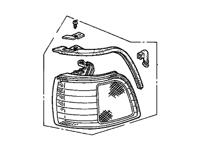 Acura 34351-SP0-A02 Lens, Driver Side