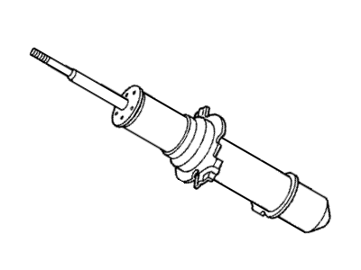 Acura 51606-SP0-024 Shock Absorber Unit, Left Front