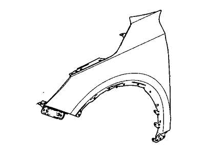 Acura 60210-TYA-A00ZZ Fender Assembly Right, Front