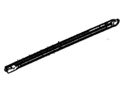 Acura 72835-TYA-A01 Weatherstrip, Rear Right Door