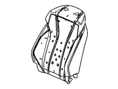 Acura 81127-TYA-Y41 Pad Complete, Front Right Back