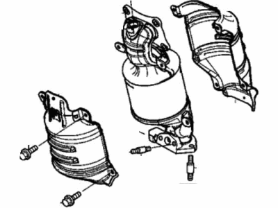 Acura 18180-61A-A00 Converter, Front Prim