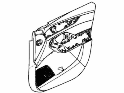 Acura 83501-TYA-A31ZB Base Right, Front (Deep Black)
