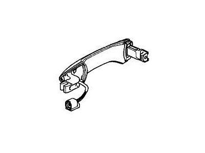 Acura 72641-TYA-A71ZC Handler, Rear (Extreme Crimson Pearl)