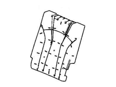 Acura 82527-TYA-A21 PAD, L. RR