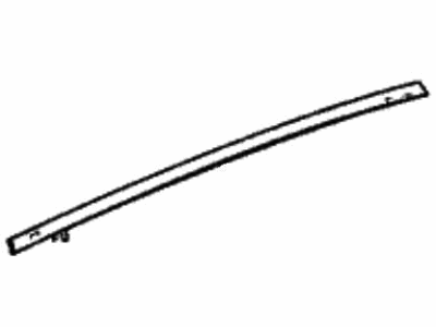 Acura 72965-TYA-A01 Molding, Rear Left Dr Sash