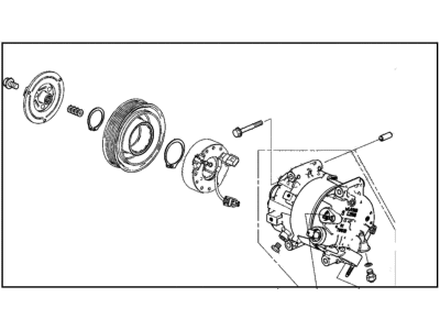 Acura 38810-61A-A01 Compressor Complete