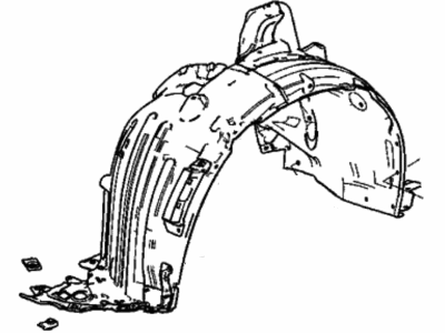 Acura 74101-TYA-A00 Fender Assembly Right, Front