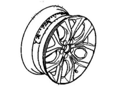 Acura 42800-TYA-A30 WHEEL, AL (20X9J)