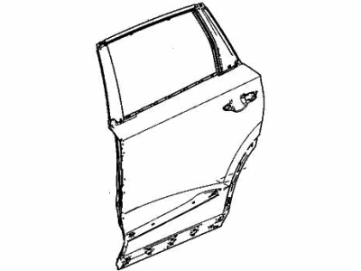 Acura 67510-TYA-A11ZZ Panel Complete, Right Rear D