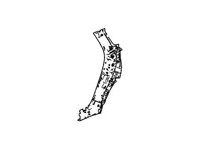 Acura 63710-TYA-305ZZ Stiffener Complete L, Quarter