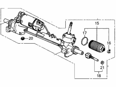 Acura 53620-TYA-A22 RACK, POWER STEERING