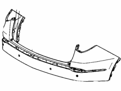 Acura 04715-TYA-A10ZZ Face, Rear Bumper
