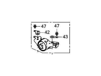 Acura 51395-TYA-A01 Bracket, Front