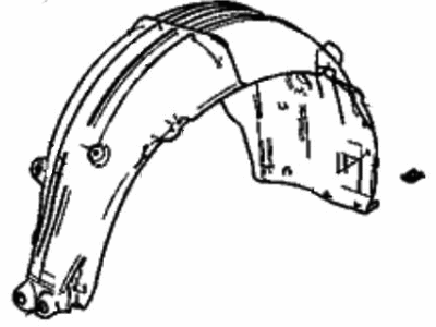 Acura 74551-TYA-A00 Fender Right, Rear