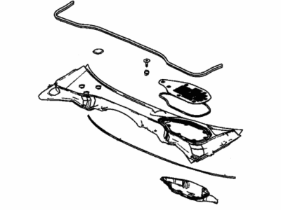 Acura 74200-TYA-A01 Cowl Top Assembly, Front