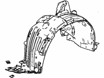 Acura 74151-TYA-A00 Fender Assembly Left, Front