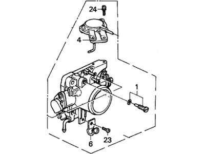 Acura 16400-PR4-A51 Body Assembly, Throttle (Gl02B)