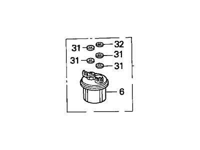 Acura 17300-SK7-A32 Canister Assembly (Toyo Roki)