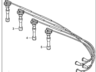 Acura 32701-PR4-A01 Wire, Resistance (No.1)