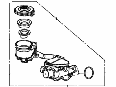 Acura 46100-TV9-A02 Master Cylinder Assembly