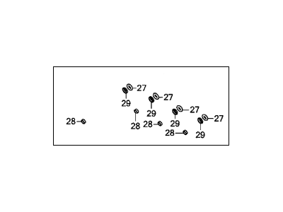 Honda 16010-5LA-305 Injector Set, Fuel